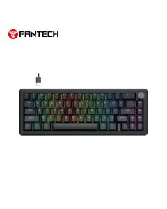 Tastatura Mehanicka Gaming Fantech MK614 Atom x66 Retro crna (ice apricot switch)