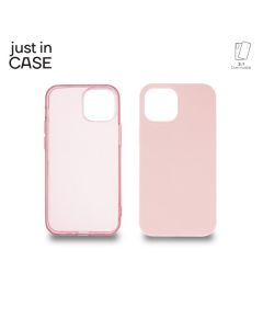 JUST IN CASE Maska 2u1 Extra case MIX za iPhone 13 MINI, roze - MIX107PK