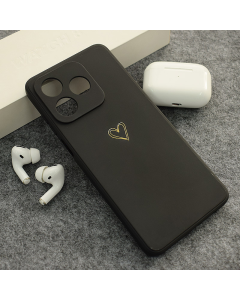 Maska za Honor X5c/ X5c Plus Golden Heartbeat crna