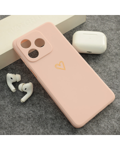 Maska za Honor X5c/ X5c Plus Golden Heartbeat roze