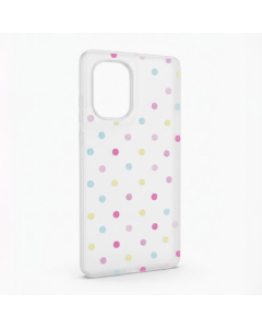 Maska za Motorola Edge 50 Fusion Candy Dots bela