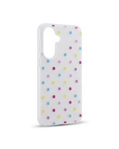 Maska za Samsung S26 Candy Dots bela
