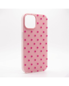 Maska za iPhone 15 Candy Dots pink