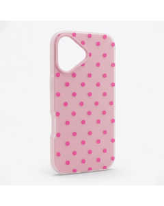 Maska za iPhone 17 Candy Dots pink