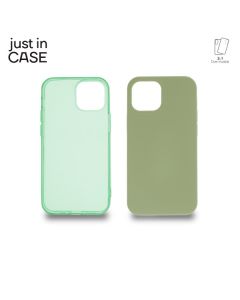 JUST IN CASE Maska 2u1 Extra case MIX za iPhone 13 MINI, zelena - MIX107GN