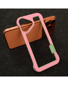 Maska za iPhone 17 Wolmtt Candy Bumper roze