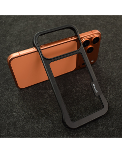 Maska za iPhone 17 Pro Max Wolmtt Candy Bumper crna