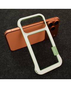 Maska za iPhone 17 Pro Max Wolmtt Candy Bumper bela