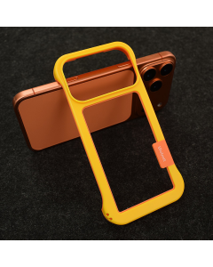 Maska za iPhone 17 Pro Max Wolmtt Candy Bumper žuta