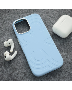 Maska za iPhone 17 cloud blue Mag Case Abstract Flow