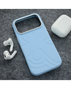 Maska za iPhone 17 Pro cloud blue Mag Case Abstract Flow