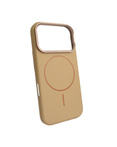 Maska za iPhone 17 Pro Max krem Mag Case Kevlar Ultra Thin