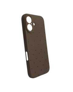 Maska za iPhone 17 braon Cute Heart