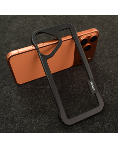 Maska za iPhone 17 Wolmtt Candy Bumper crna