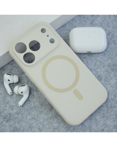 Maska za iPhone 17 Pro krem Mag Case PureTone