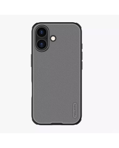 Maska za iPhone 17 (bez otvora za logo) Nillkin Super Frosted Shield Pro transparent crna