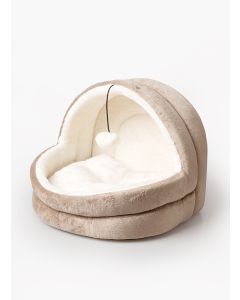 PAWISE Krevet za mačke - Iglo 38x36x32cm, braon - 28581