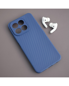 Maska za Honor X6c Carbon fiber plava