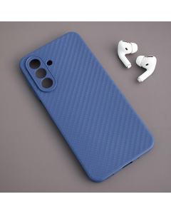 Maska za Samsung A17 5G/ A175F Carbon fiber plava