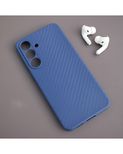 Maska za Samsung S25 FE/ S731B Carbon fiber plava