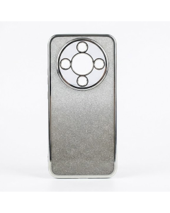 Maska za Honor Magic 8 Lite/ X9d Shiny Frame siva