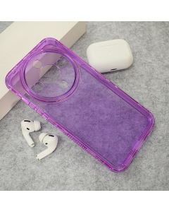 Maska za Honor Magic 8 Lite/ X9d ljubičasta Color Transparent