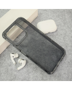 Maska za Honor X6c Color Transparent crna