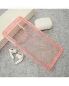 Maska za Honor X5c/ X5c Plus Color Transparent roze