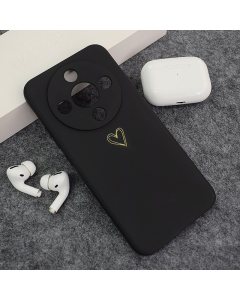 Maska za Honor Magic 8 Lite/ X9d Golden Heartbeat crna