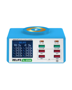 Wireless digitalni 8-portni punjač RELIFE RL-309AW