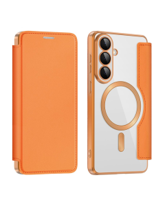 Maska za Samsung S26/ S941B narandžasta na preklop Coral Mag Case Book