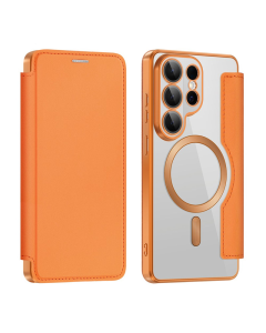 Maska za Samsung S26 Ultra/ S948B narandžasta na preklop Coral Mag Case Book