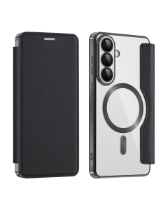 Maska za Samsung S26 Plus/ S946B na preklop Coral Mag Case Book crna