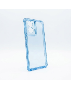 Maska za Motorola Edge 50 Fusion/ Moto G96 Color Transparent plava