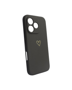Maska za Honor 600 Lite Golden Heartbeat crna