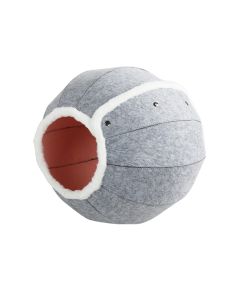 PAWISE Krevet bubanj za mačke 51x12x85cm, siva - 28594