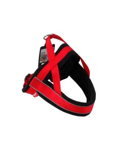 PAWISE Reflektujući am XL, crna/crvena - 13565-1