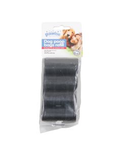 PAWISE Kese za izmet 20kom/4 rolne, crna - 11583
