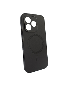 Maska za Honor 600 Lite Mag Case Smooth Leather crna
