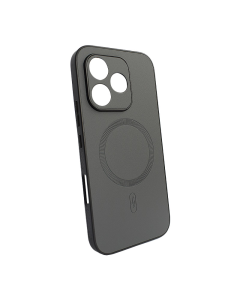 Maska za Honor 600 Lite Mag Case Smooth Leather siva