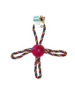 PAWISE Igračka za pse lopta sa kanapima 26cm - 14547
