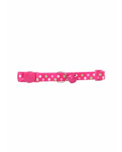 PAWISE Ogrlica za mačke 30cm, roze sa tufnama - 28013-1