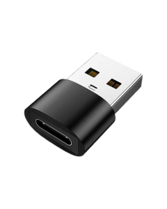 Adapter USB muski na Type-C zenski 2.0 crni