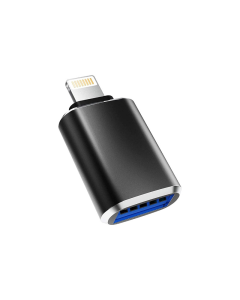 Adapter Lightning muski na USB zenski crni