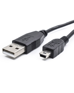 Kabl USB na Mini USB coper 0,8m crni