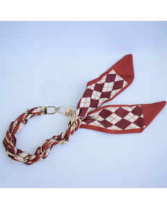 Traka oko ruke Elegant twist crvena