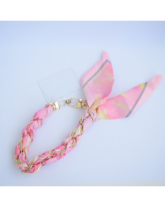 Traka oko ruke Elegant twist roze