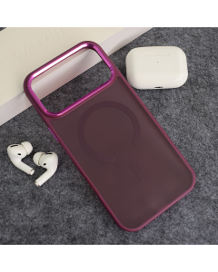 Maska za iPhone 17 Pro Max Mag Case Candy Shield bordo