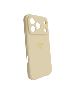 Maska za Honor 600/ 600 Pro krem Golden Heartbeat