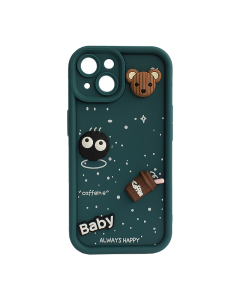Maska za iPhone 17 tirkiz Sweet Coffe zelena